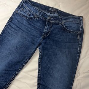 Silver Suki Surplus Boot Cut Jeans Size 34